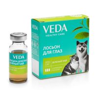 Лосьон для глаз средство зоогигиеническое с зеленым чаем Veda 10мл 3шт