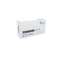 Тербинафин таблетки 250мг 28шт миниатюра