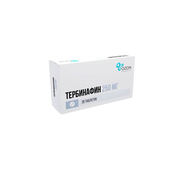 Тербинафин таблетки 250мг 28шт тербинафин таблетки 250мг 28шт