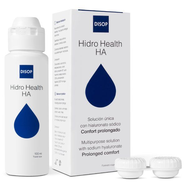Раствор многофункциональный для ухода за мягкими контактными линзами Hidro Health HA Disop 100мл DISOP, S.A 1782528 - фото 1