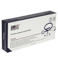 Стетоскоп терапевтический фиолетовый 04-АМ410 Amrus/Амрус миниатюра фото №3