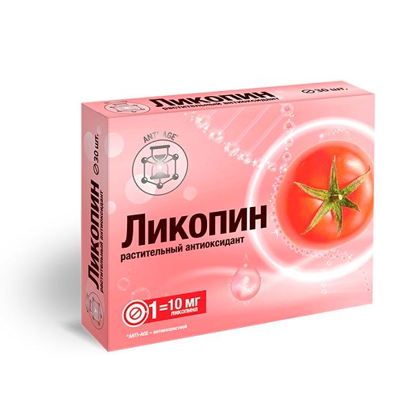 Ликопин 10мг Витамир таблетки п/о 550мг 30шт