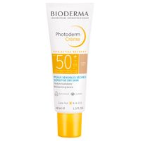 Крем солнцезащитный тональный светлый для чувствительной кожи SPF50+ Photoderm Bioderma/Биодерма 40мл миниатюра