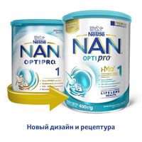 Смесь сухая молочная Nan/Нан 1 Optiprо 400г миниатюра фото №3