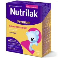 Смесь Nutrilak (Нутрилак) Premium Гипоаллергенная с 6 месяцев на основе частично гидролизированных сывороточных белков350 г, миниатюра фото №2