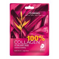 Маска тканевая для лица лифтинг 100 % Collagen Corimo/Коримо 22г миниатюра