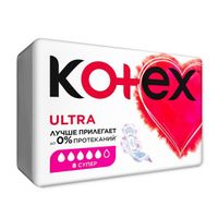 Прокладки Kotex/Котекс Ultra Net Super 8 шт. миниатюра фото №3