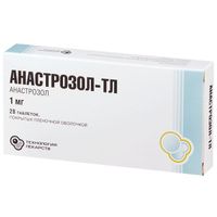 Анастрозол-ТЛ таблетки п/о плен. 1мг 28шт, миниатюра