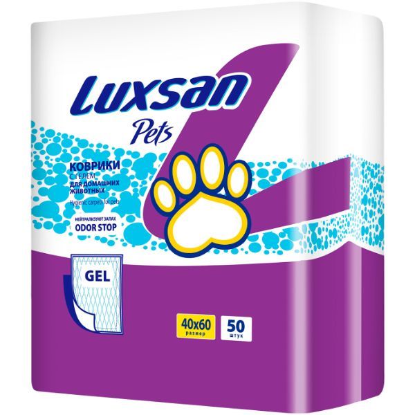 Коврики для животных Premium Gel Luxsan 40х60см 50шт коврики для животных premium luxsan 60х90см 10шт