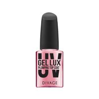 Лак для ногтей Divage Uv Gel Lux - Топ-покрытие uv gel lux plumping