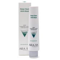 Маска очищающая с глиной и AHA-кислотами для лица Aravia Professional/Аравия 100мл