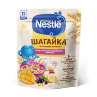 Каша "Шагайка" мультизлаковая Банан Манго Черная смородина Nestle/Нестле 190г