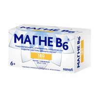 Магне В6 таблетки п/о 48мг+5мг 180шт миниатюра фото №4