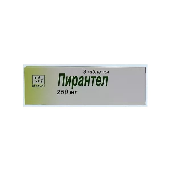 Пирантел суспензия для перорального применения 250мг/5мл 15мл №1