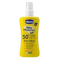 Спрей солнцезащитный для детей с 0 лет SPF50+ Baby Moments Chicco/Чикко фл. 150мл