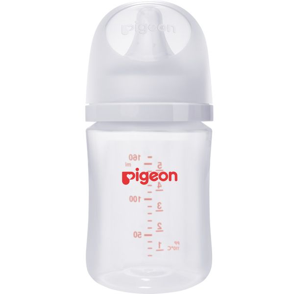 Бутылочка для кормления с силиконовой соской с 0 мес. SofTouch Peristaltic Plus Pigeon/Пиджен 160мл фото №4