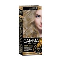 Крем-краска для волос нежный светло-русый Gamma Perfect color Свобода тон 8.0