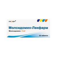 Молсидомин-Лекфарм таблетки 2мг 30шт миниатюра