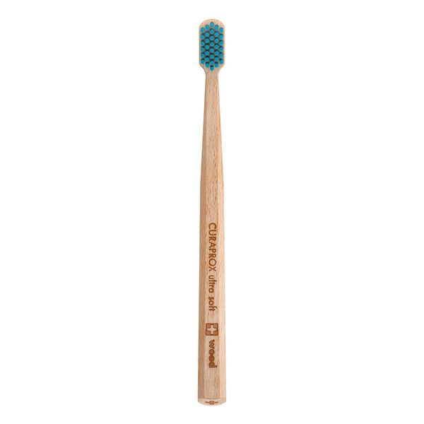 Щетка зубная ультрамягкая с деревянной ручкой CS Wood Curaprox/Курапрокс скребок для языка одинарный curaprox курапрокс