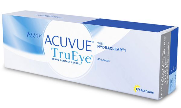 Линзы контактные Acuvue 1 Day TruEye -25085142 30шт 3740₽