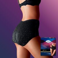 Подгузники впитывающие в форме трусов для женщин черные Plus Lady Pants Tena/Тена 9шт р.M миниатюра фото №3