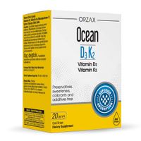 Витамин Д3+К2 Ocean Orzax/Орзакс жидкость для приема внутрь 20мл