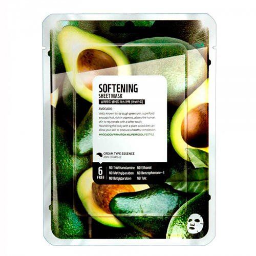 Маска тканевая авокадо - смягчение superfood salad for skin FARMSKIN Inc 2253840 - фото 1