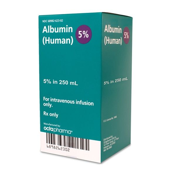 Альбумин человеческий раствор для инфузий 5% 250мл