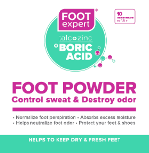 Средство от пота и запаха ног Foot Expert/Фут Эксперт 1,5г 10шт пластины от комаров без запаха mega power раптор 10шт
