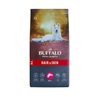 Корм сухой для собак средних и крупных пород лосось Hair&Skin Care Mr.Buffalo 800г