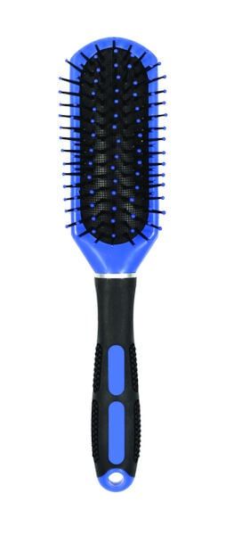 Щетка для волос пластиковая с цветной ручкой (маленькая) Inter-Vion