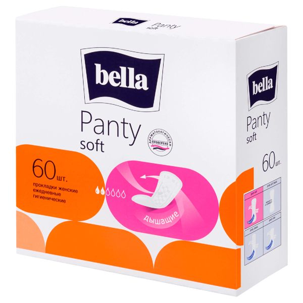 Прокладки гигиенические ежедневные Panty Soft Bella/Белла 60шт