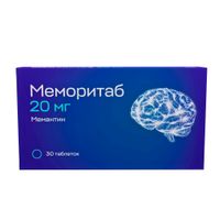 Меморитаб таблетки диспергируемые 20мг 30шт, миниатюра фото №2