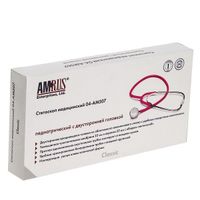 Стетоскоп педиатрический фиолетовый 04-АМ507 Amrus/Амрус миниатюра фото №4