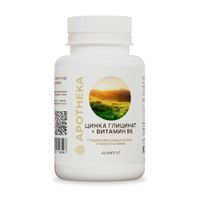 Цинка глицинат+Витамин В6 Apotheka/Апотека капсулы 830мг 60шт, миниатюра