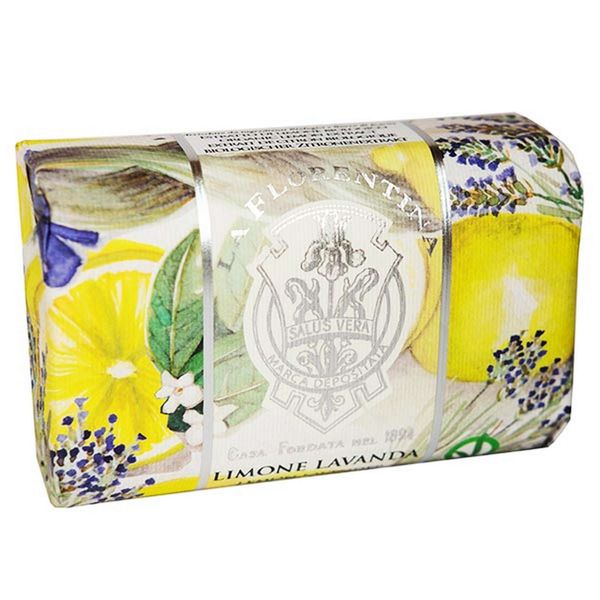 Мыло твердое туалетное лимон и лаванда La FlorentinaЛа флорентина 200г 630₽