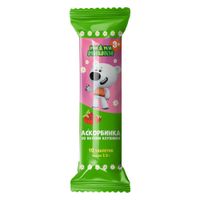 Аскорбиновая кислота клубника с сахаром Ми-ми-мишки таблетки 20мг 2,9г 10 шт, миниатюра фото №3