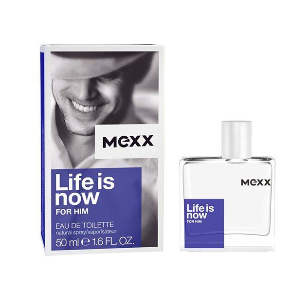 Туалетная вода Mexx (Мекс) для мужчин Life is now for him 50 мл