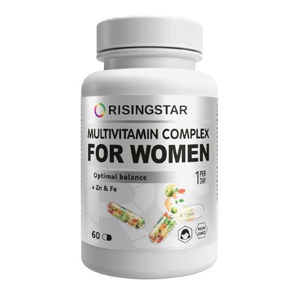 Поливитаминный минеральный комплекс для женщин Risingstar таблетки 1г 60шт