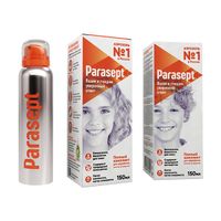Аэрозоль педикулицидный от вшей и гнид Parasept/Парасепт Himik  150мл