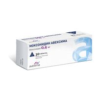 Моксонидин Авексима таблетки п/о плен. 0,4мг 30шт