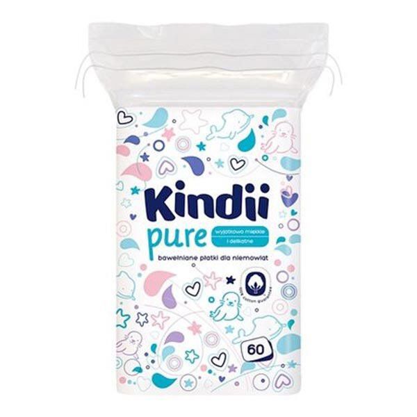 Диски гигиенические для детей и подростков Kindii Cleanic 60шт