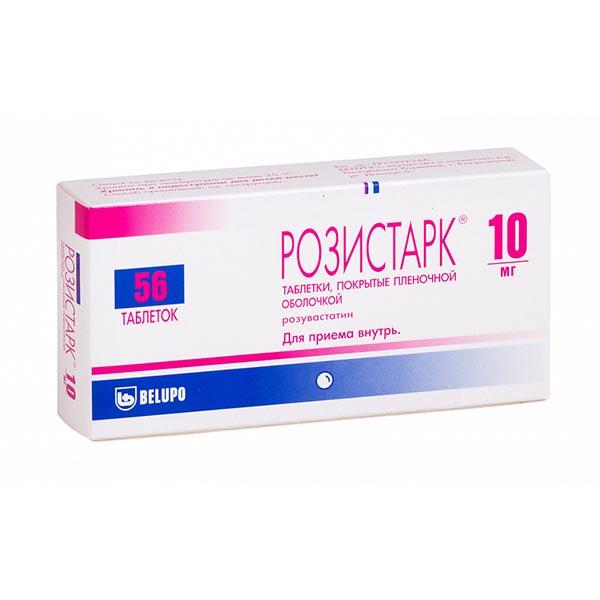 Изображение товара Розистарк таблетки п/о плен. 10мг 56шт