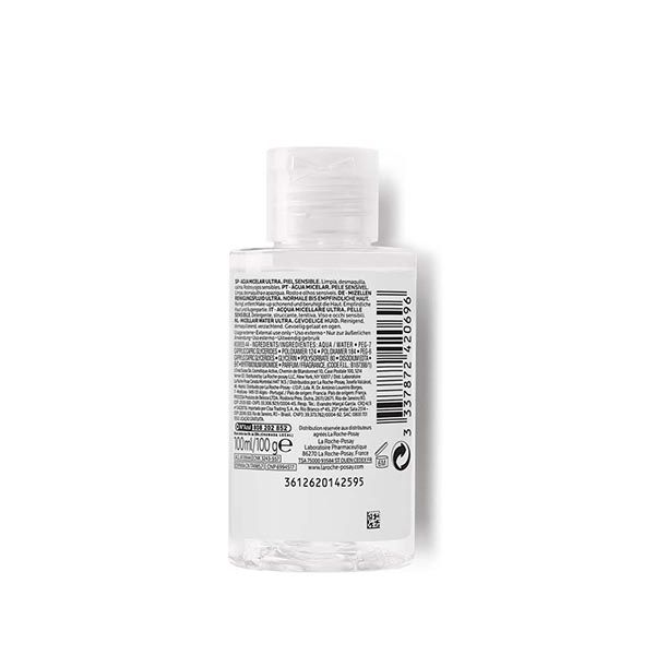 Вода мицеллярная для чувствительной кожи глаз и лица Ultra Sensitive La Roche Posay/Ля рош позе 100мл фото №3