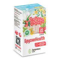 Фиточай брусни Health Здоровье фильтр-пакеты 1,5г 20шт