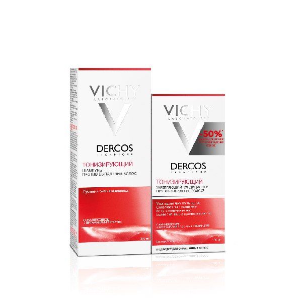 Набор Dercos Vichy/Виши: Шампунь против выпадения волос Energy 200мл+Кондиционер 200мл скидка -50% на второй (VRU10054) shiseido набор essential energy eye definer