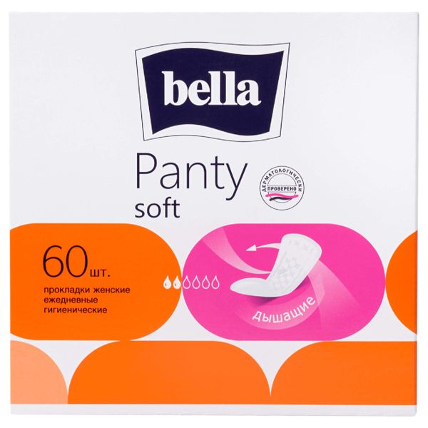 Прокладки ежедневные гигиенические Panty Soft Bella/Белла 60шт фото №7