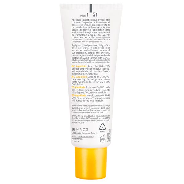 Аквафлюид солнцезащитный SPF50+ Max Photoderm Bioderma/Биодерма туба 40мл фото №2