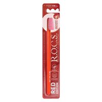 Щетка зубная средней жесткости Red Edition Classic R.O.C.S./РОКС