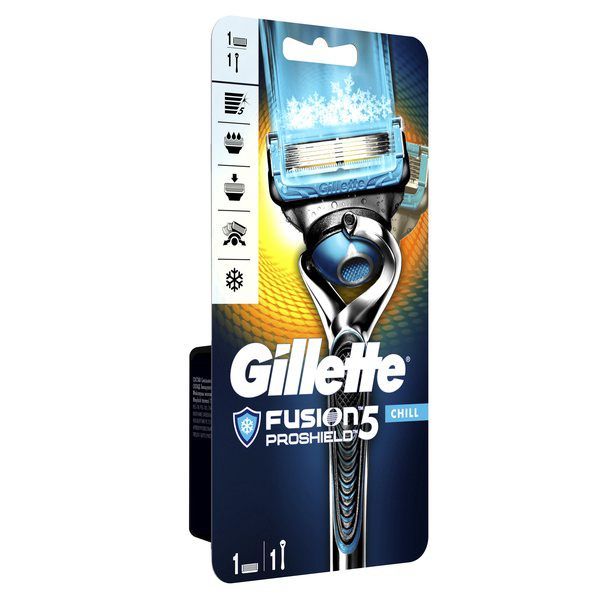 Бритва Gillette (Жиллетт) безопасная Fusion Proshield Chill + 1 сменная кассета фото №5